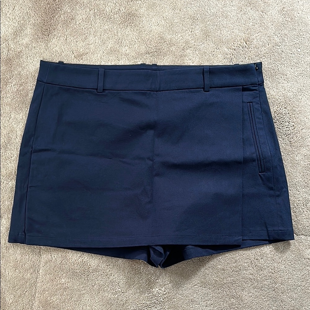 J. Crew Navy Blue Skort